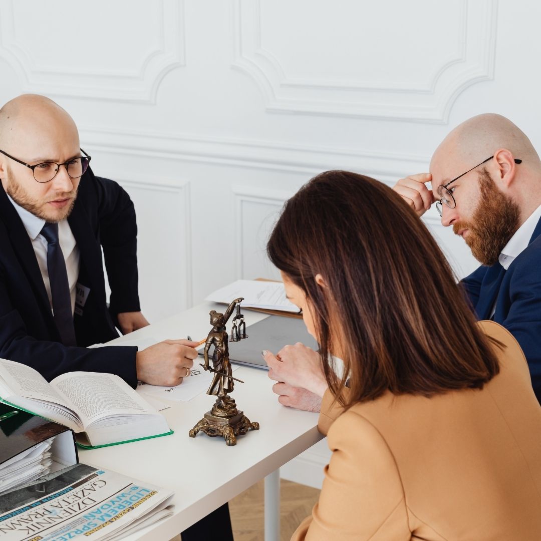 couple with an immigration lawyer